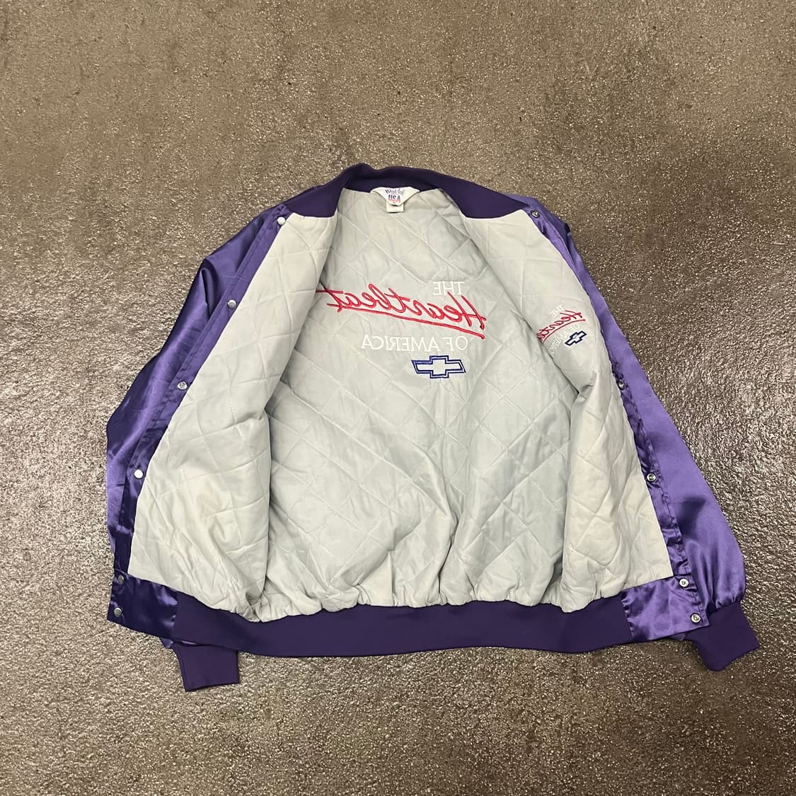 90s 쉐보레 나일론 사틴 자켓 (100) 상품이미지5