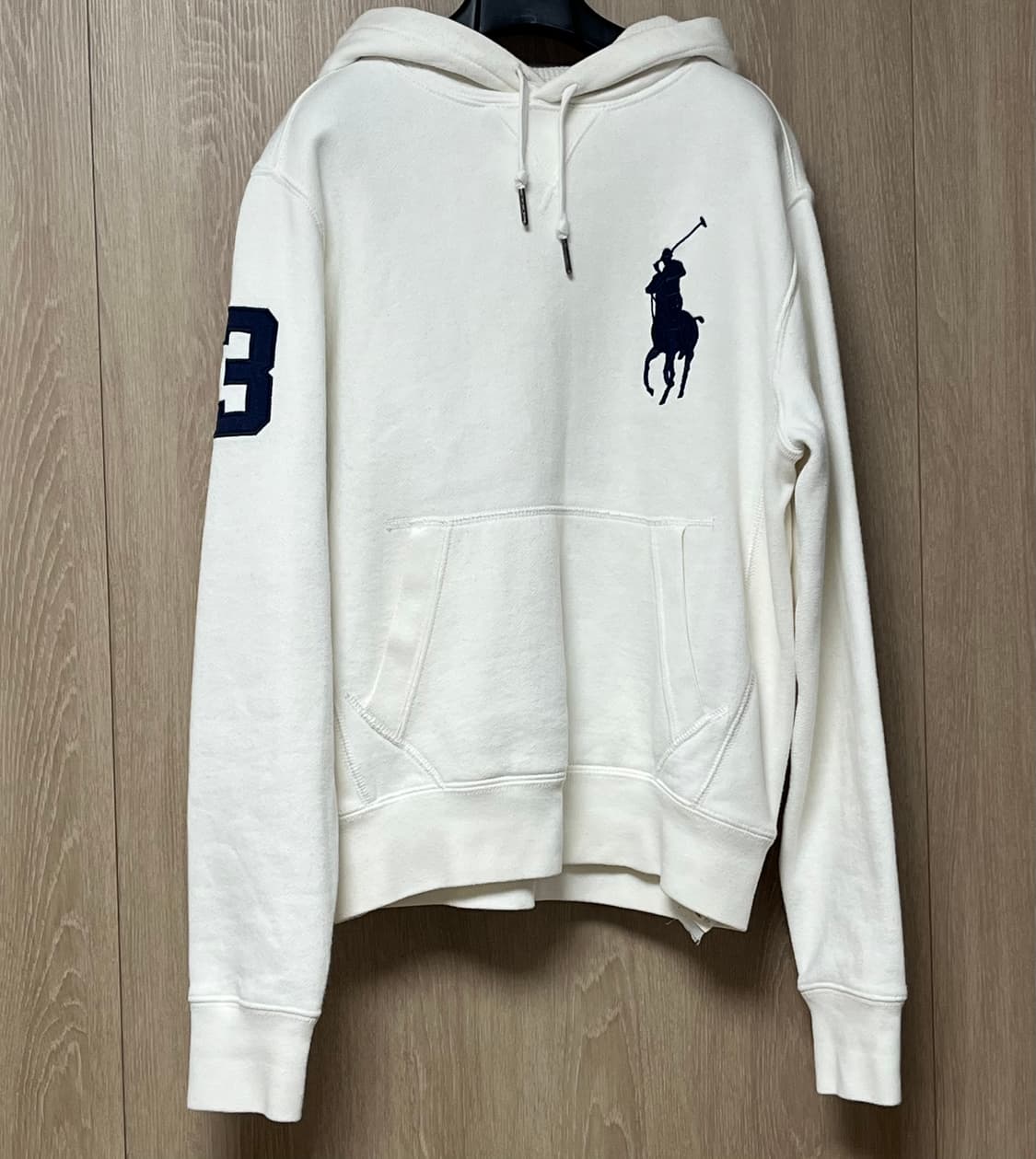 폴로 랄프로렌 빅포니 로고 화이트 후드티 상품이미지1