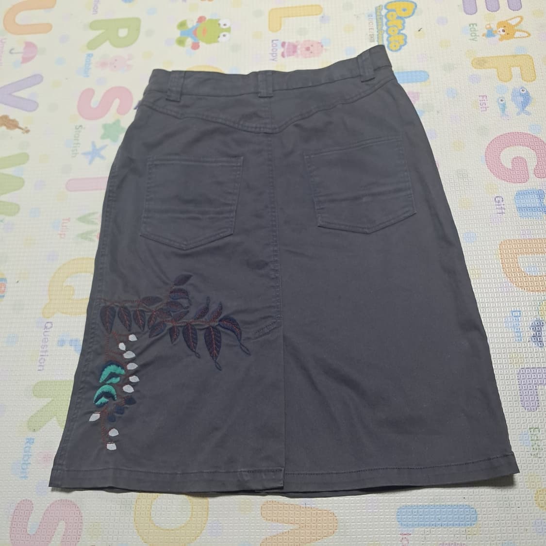 오일릴리 자수 스커트 36(55~66) 상품이미지2