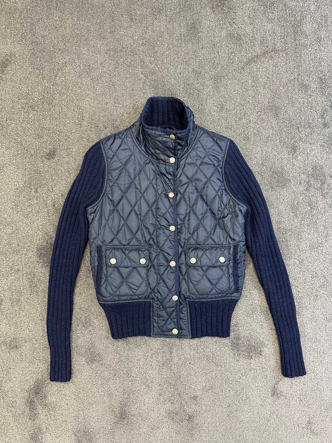 폴로 랄프로렌 퀄팅 니트 자켓 S 상품이미지1