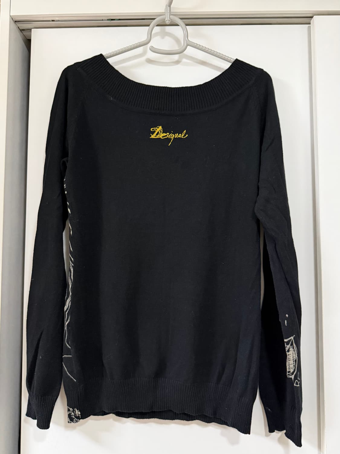 Desigual Black Face Knit 상품이미지4