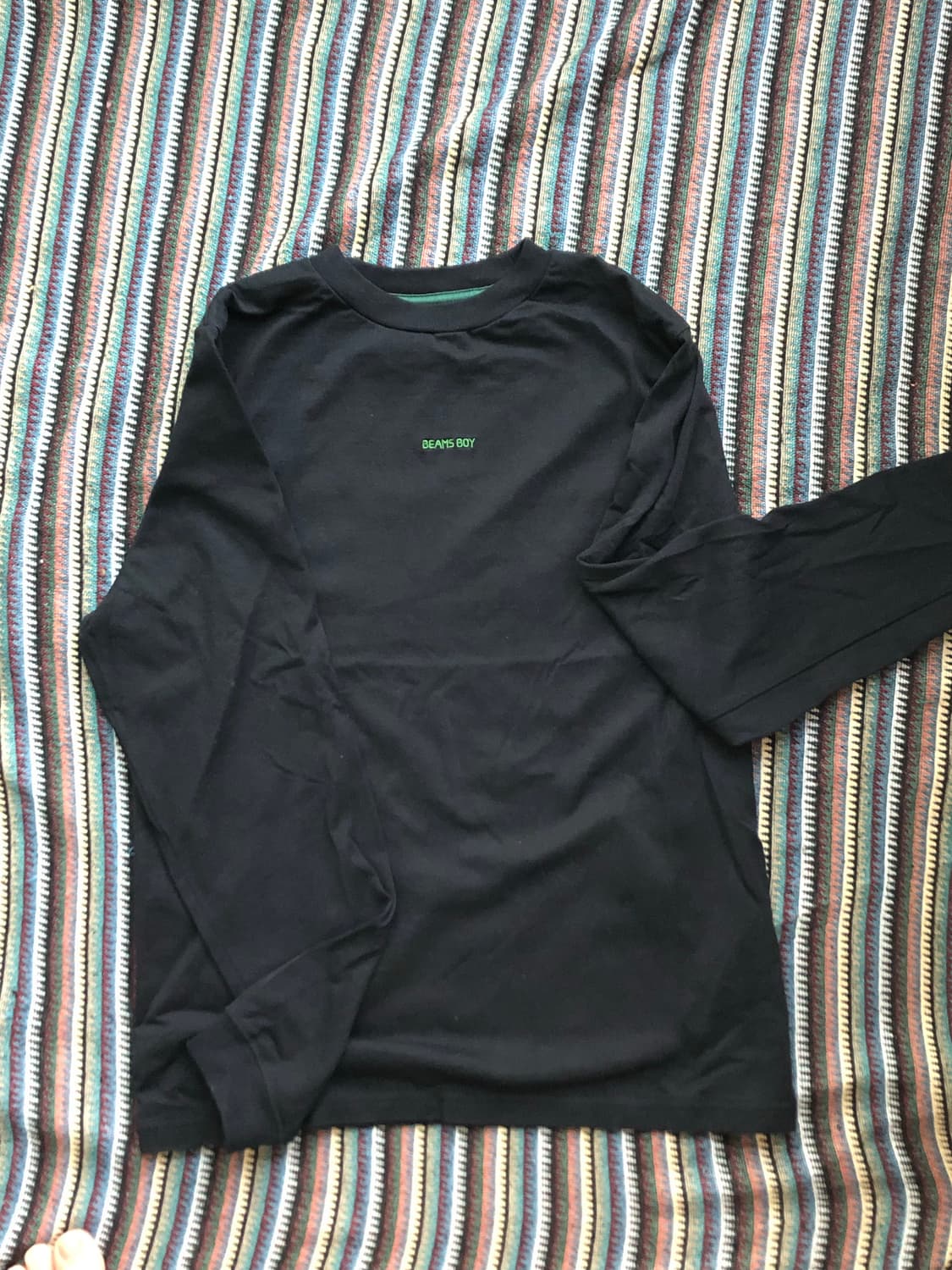 Beams boy small logo 롱슬리브 상품이미지1