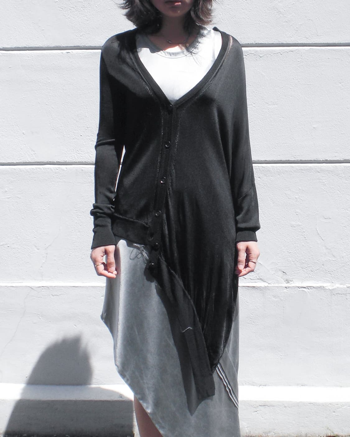 DIESEL asymmetric sheer cardigan 상품이미지2