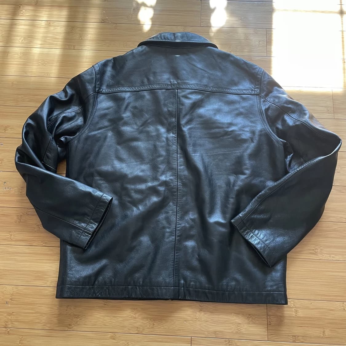 90s 올드 갭 빈티지 싱글 레더 자켓 상품이미지6