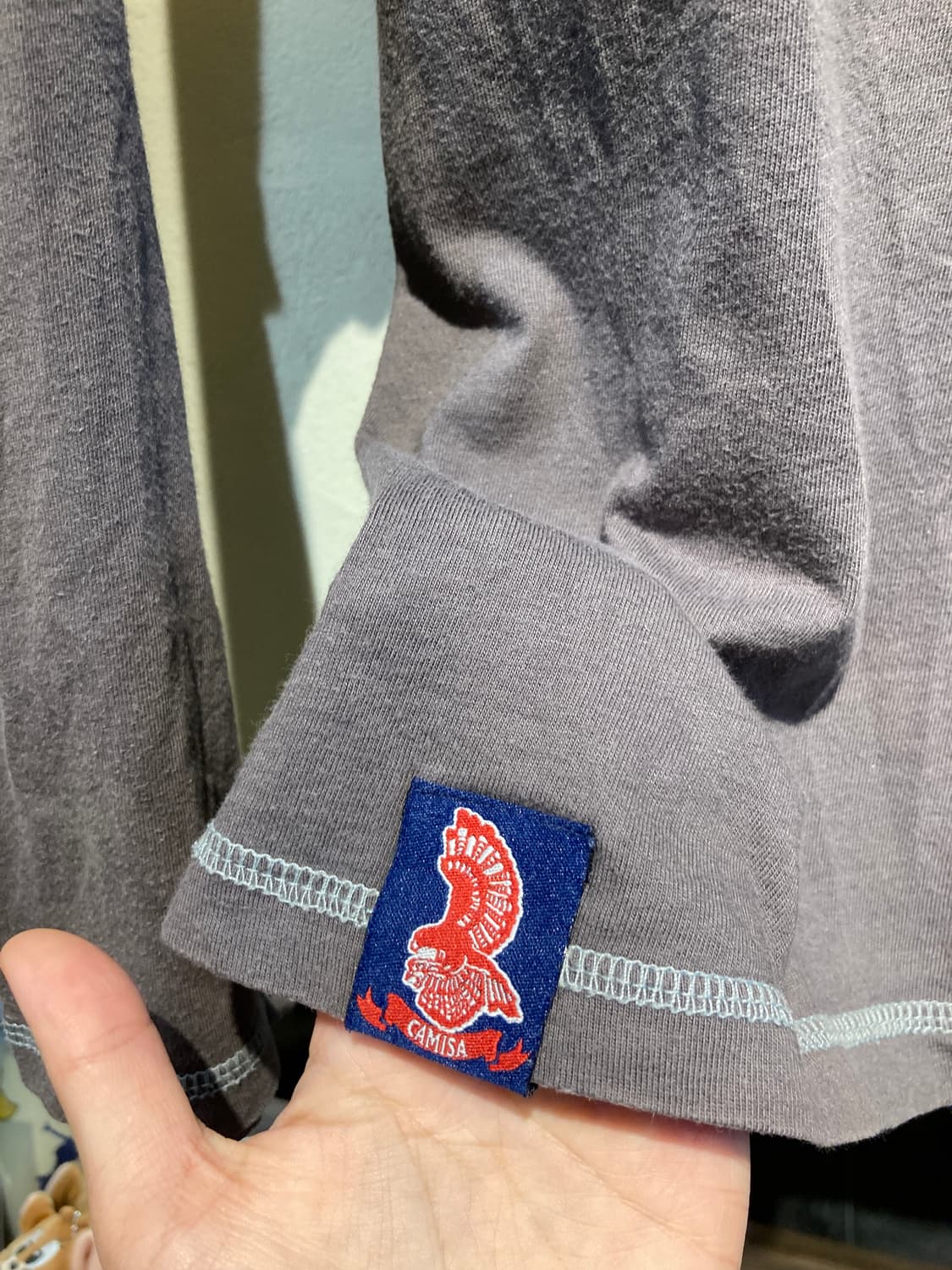 Camisa 헨리넥 슬리브티 긴팔티 상품이미지3