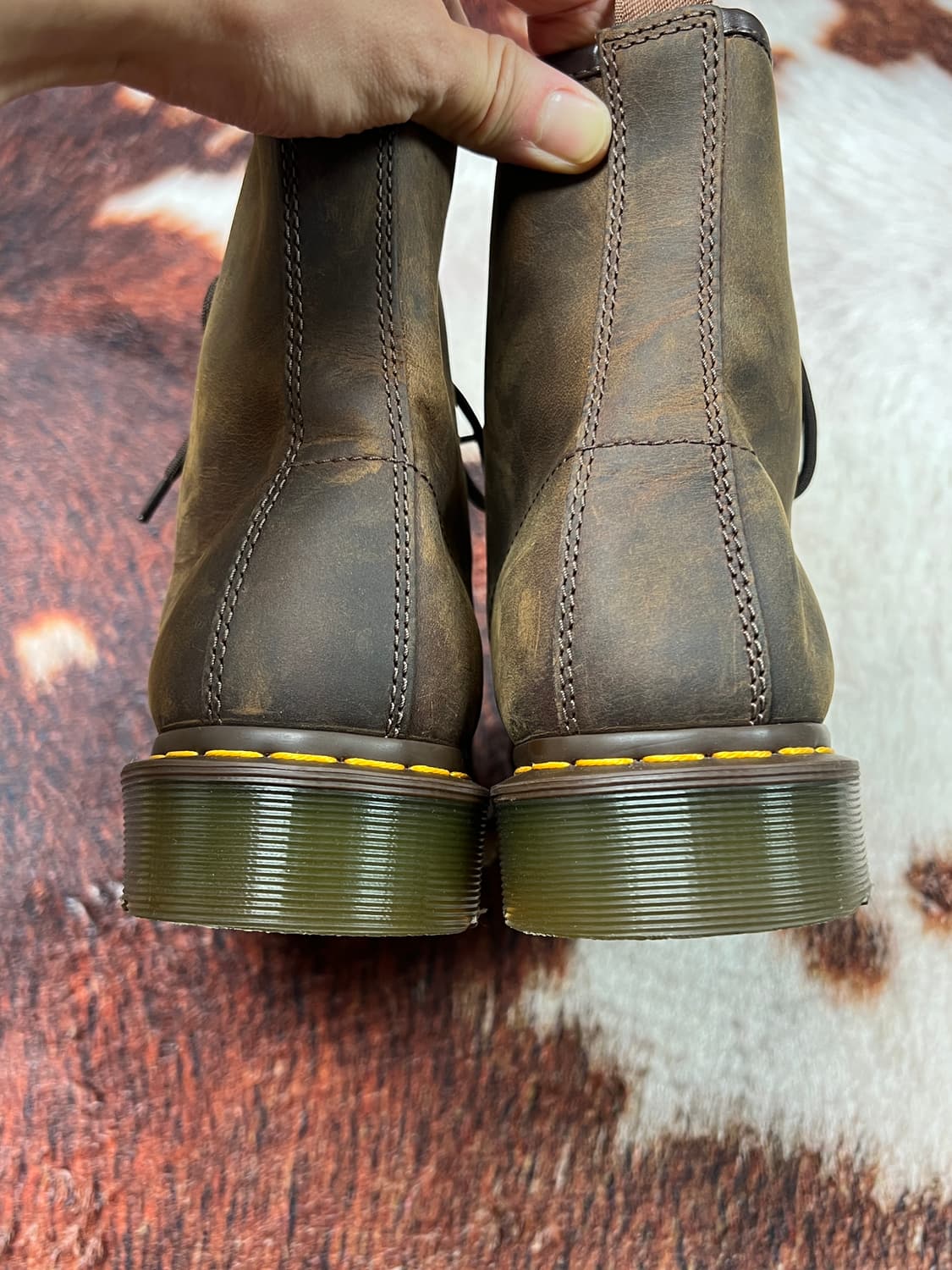 [280] 닥터마틴 1460 크레이지호스 8홀 워커 브라운 상품이미지4