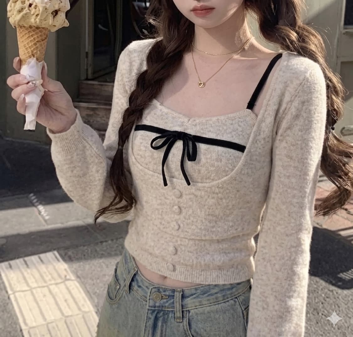 발레코어 여성티셔츠 상품이미지1