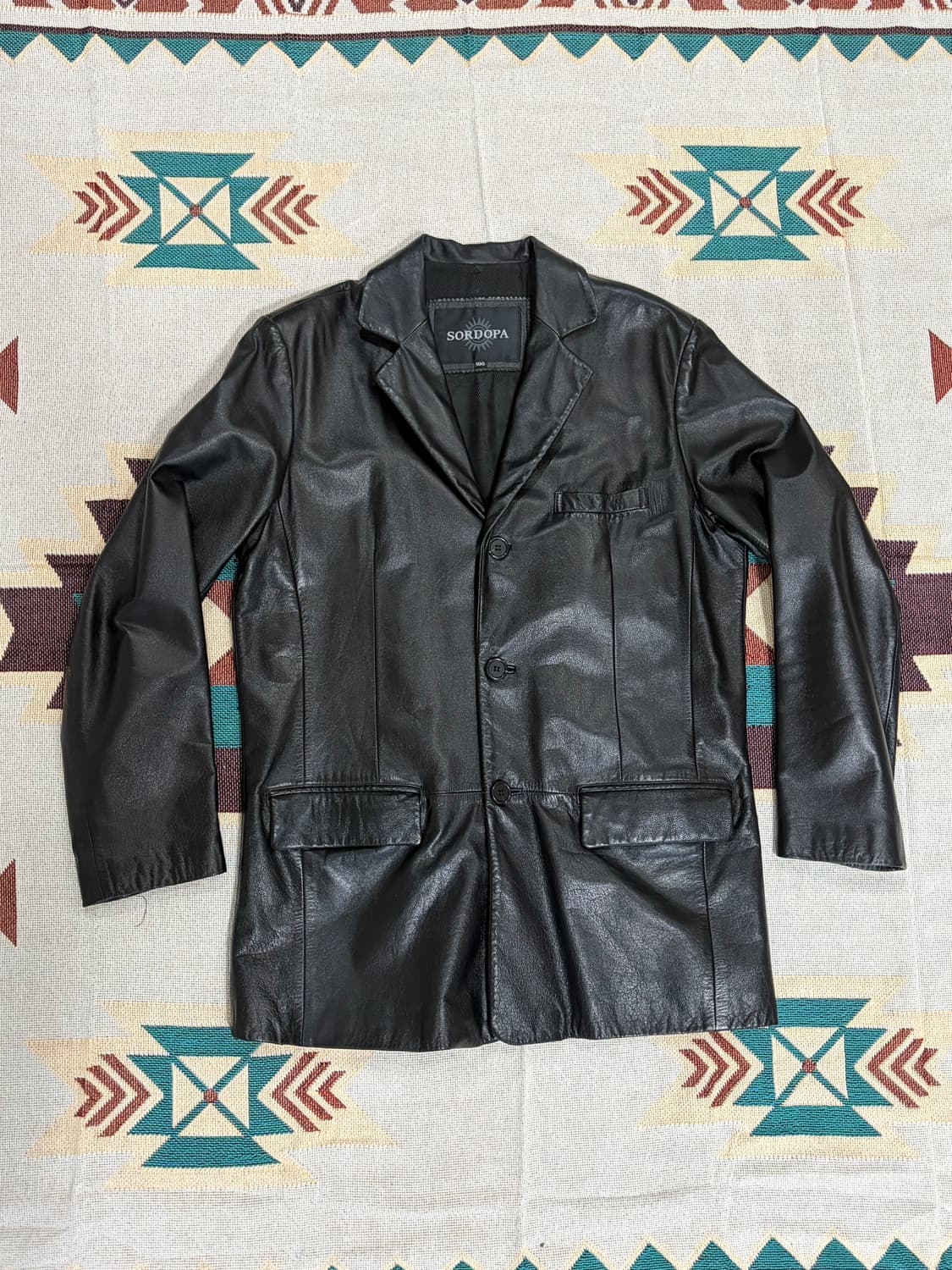 SORDOPA cow leather car coat / 레더 카코트 상품이미지1
