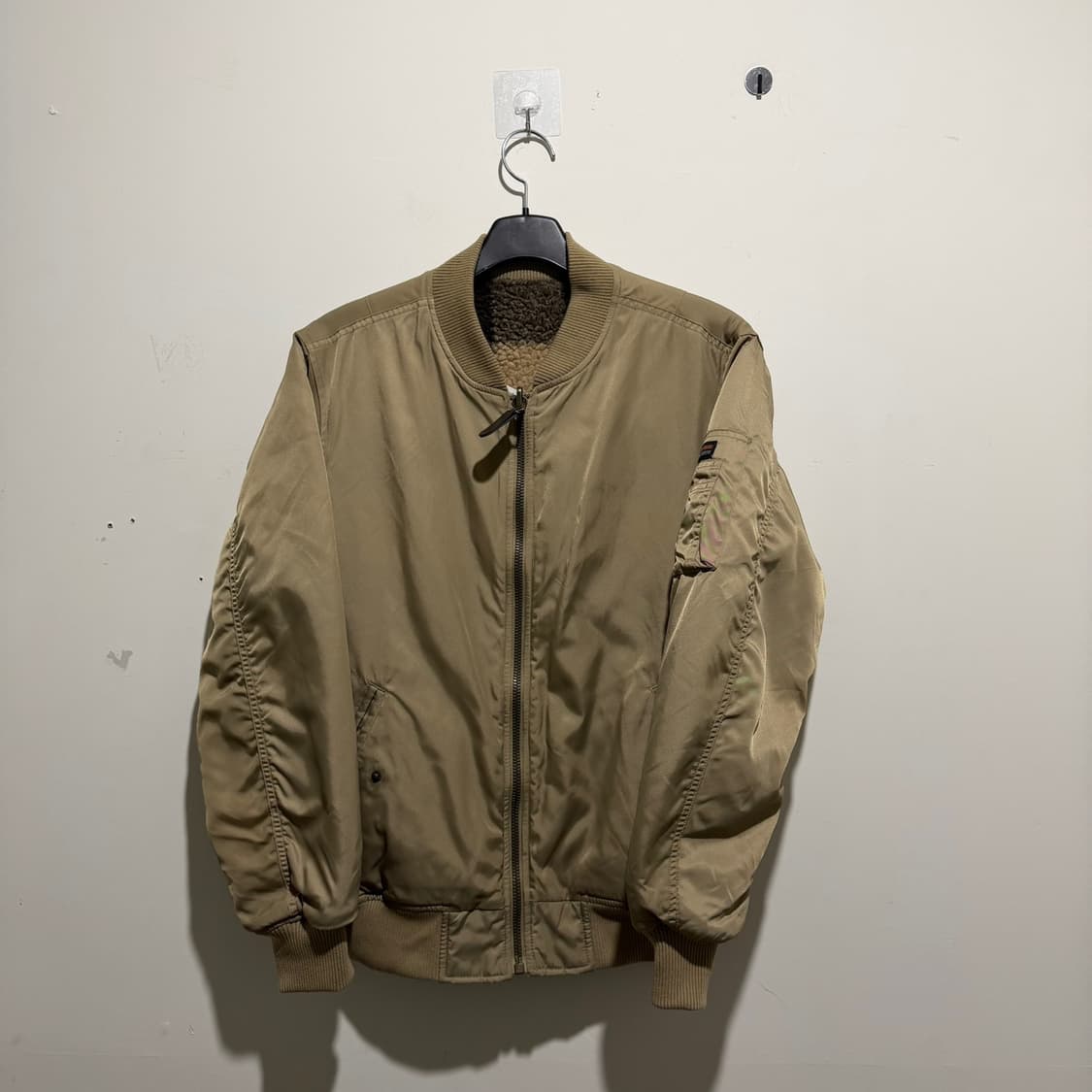 지프 양면 리버시블 후리스 항공점퍼 상품이미지1