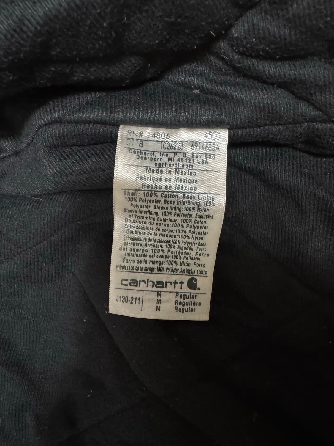 칼하트 액티브 j130 brn medium 상품이미지5