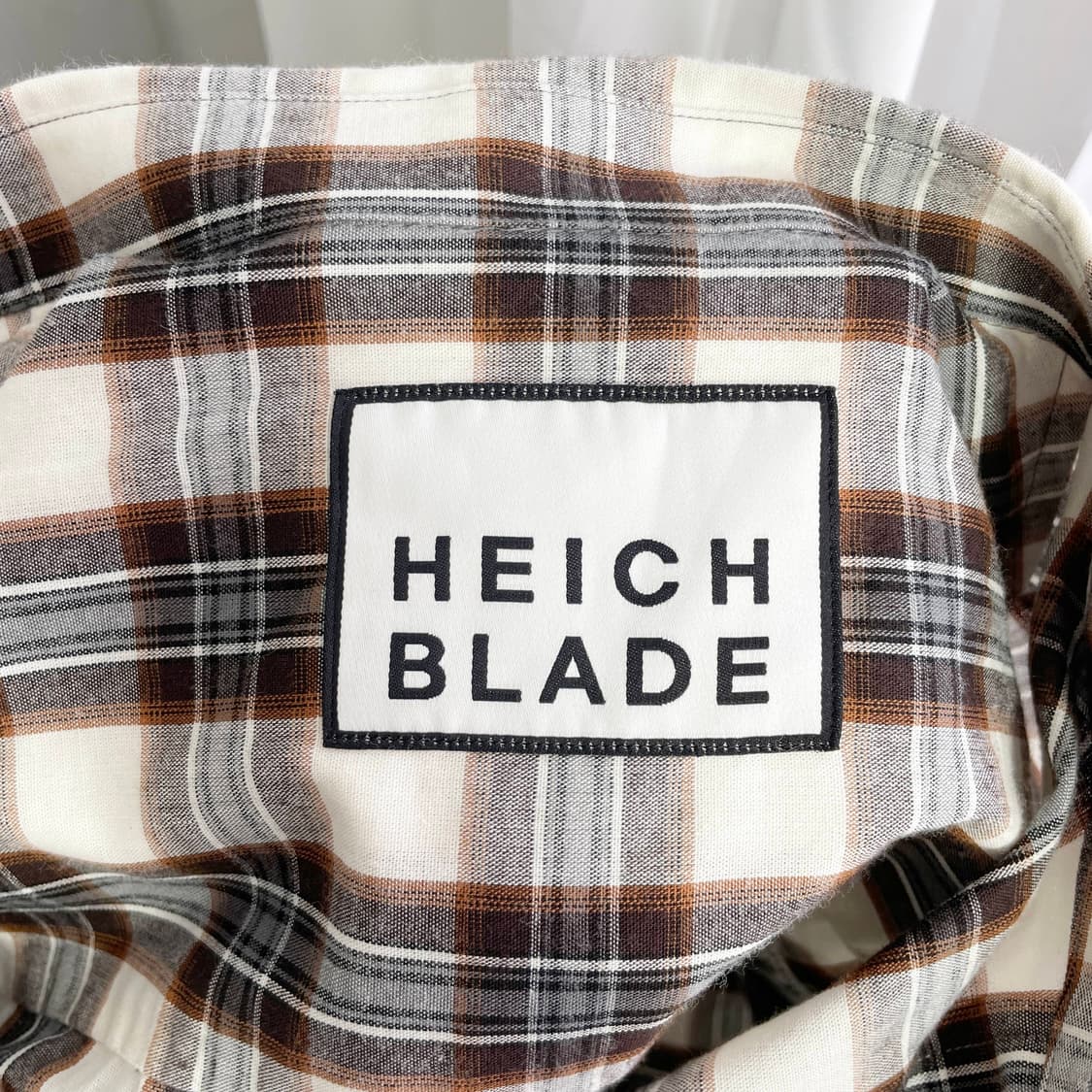 F2 HEICH BLADE  에이치블레이드 체크 셔츠 프리사이즈 상품이미지5