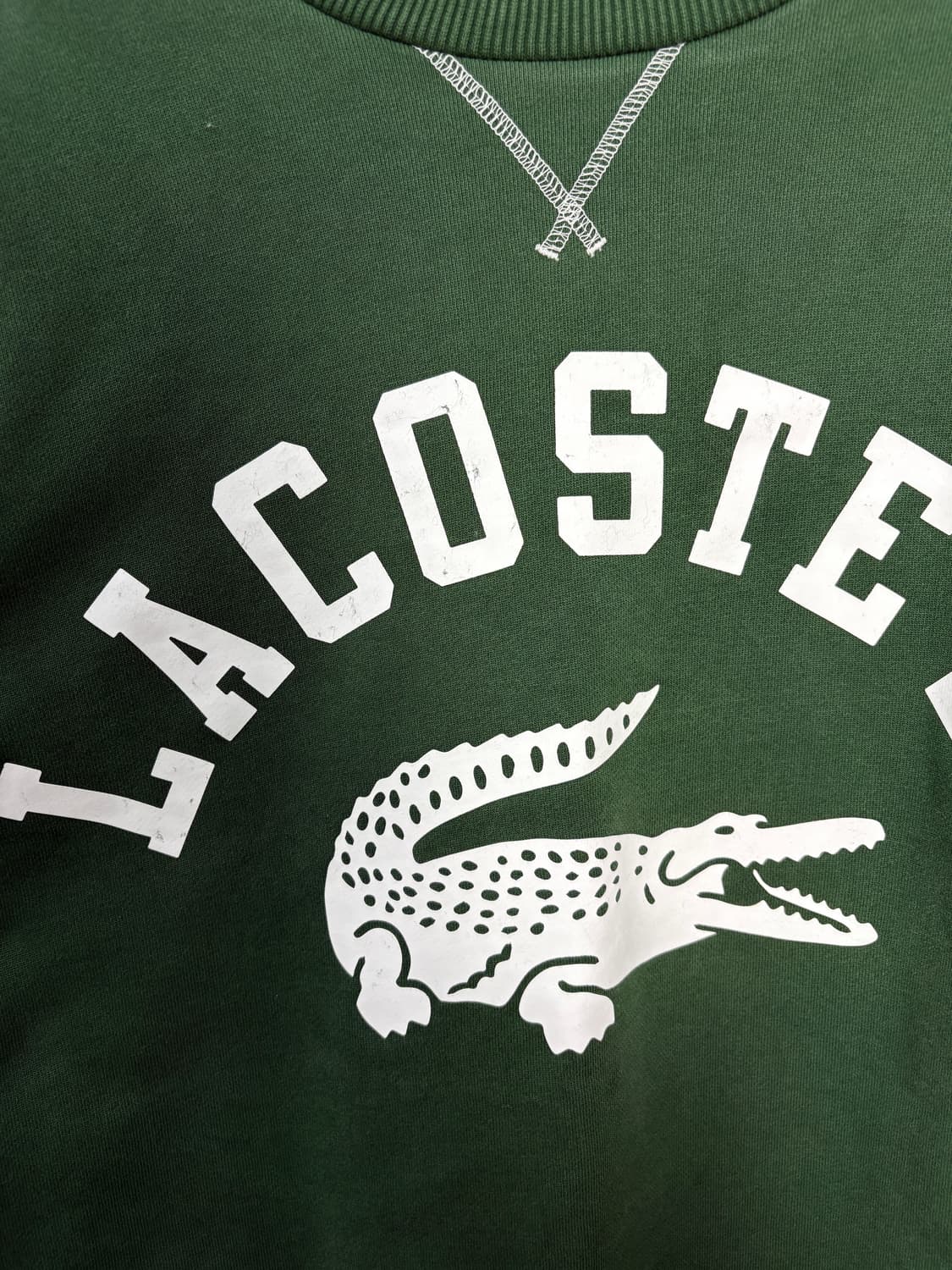 라코스테 빅크록 레터링 그린 스웻셔츠 A3569 상품이미지3