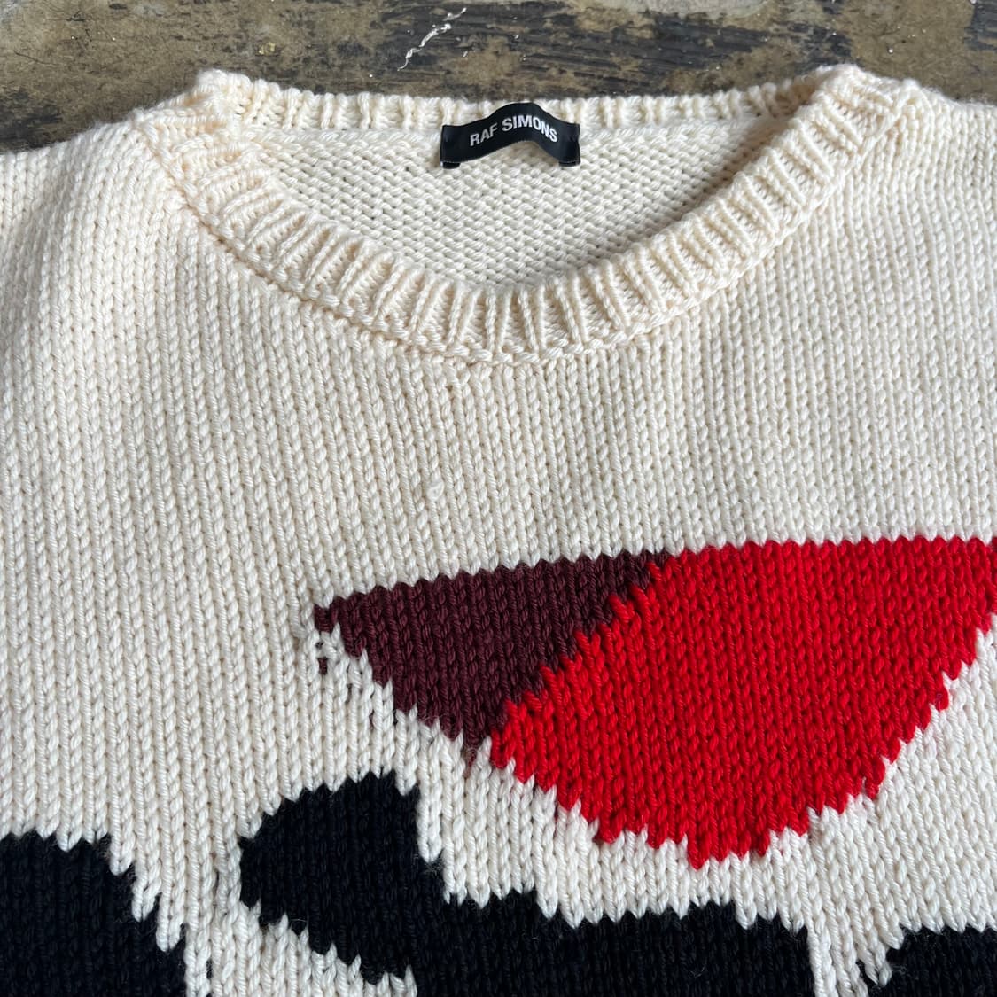 라프시몬스 I Love NY 오버핏 니트 상품이미지5