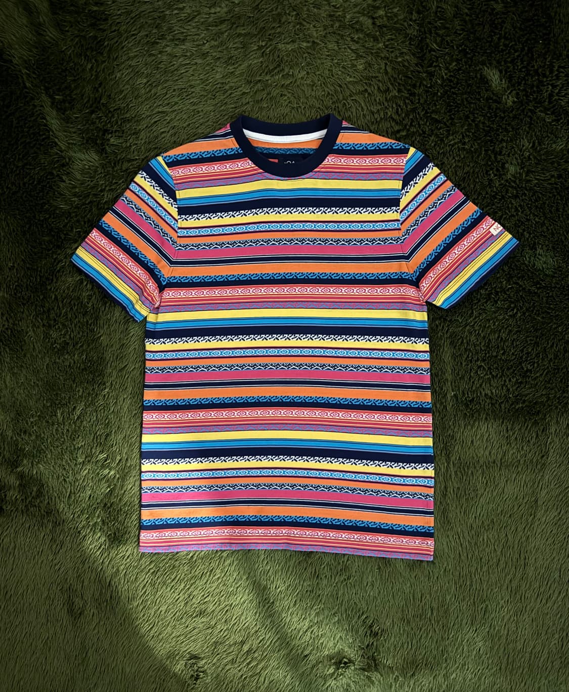 NOAH 노아 20SS 자카드 컬렉션 그래픽 스트라이프 티셔츠 상품이미지1