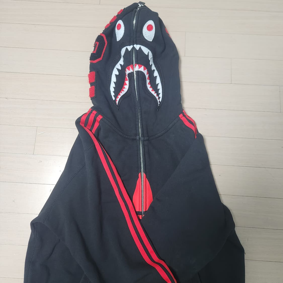 아디다스 베이프 L후드집업 상품이미지2