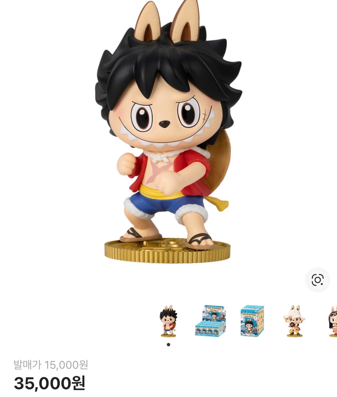 팝마트 라부부x원피스 루피, 조로, 브룩 상품이미지1