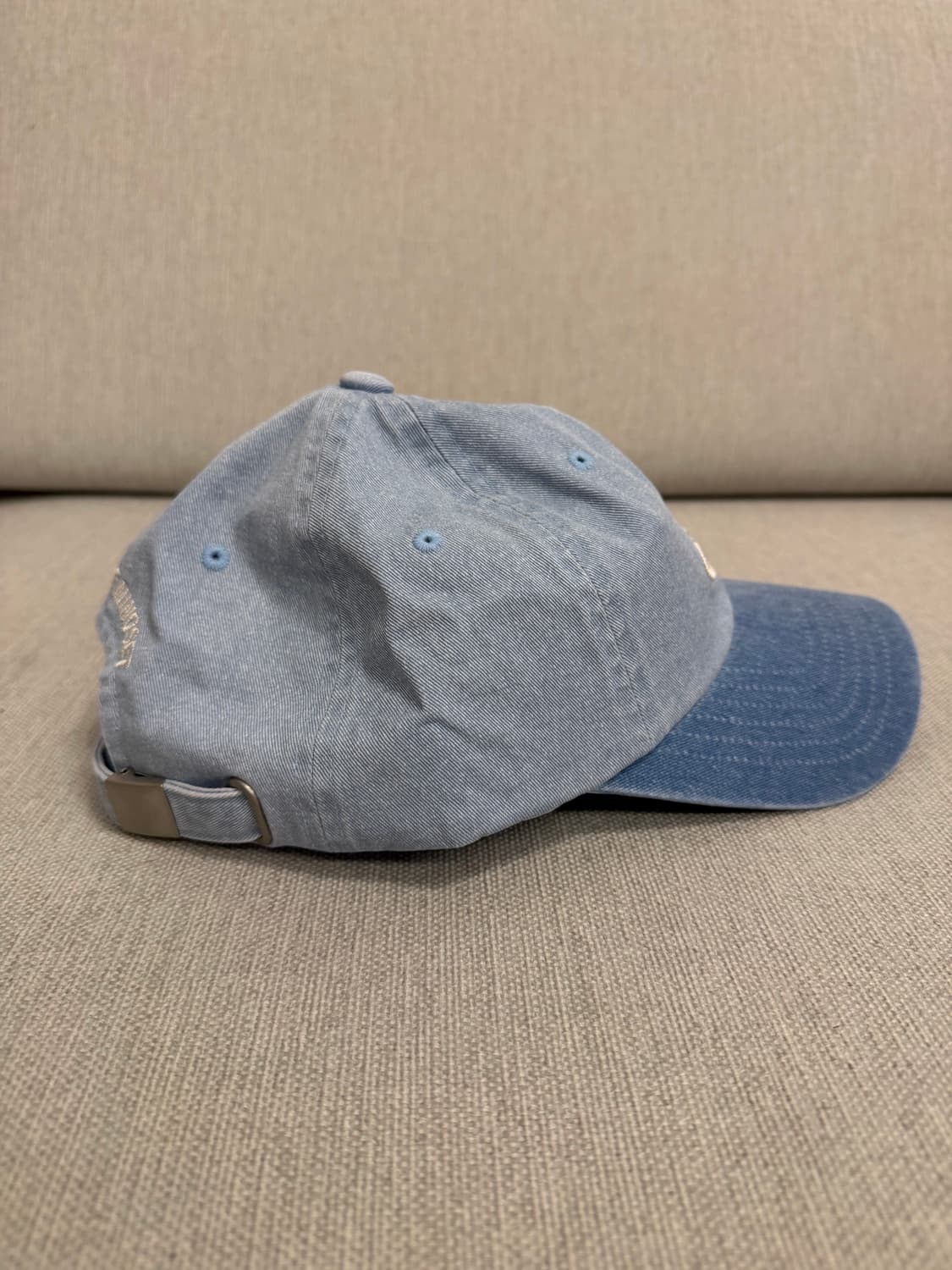 [새제품] 오브콜스와이낫 데님 모자 볼캡 정가 48,000원 상품이미지2