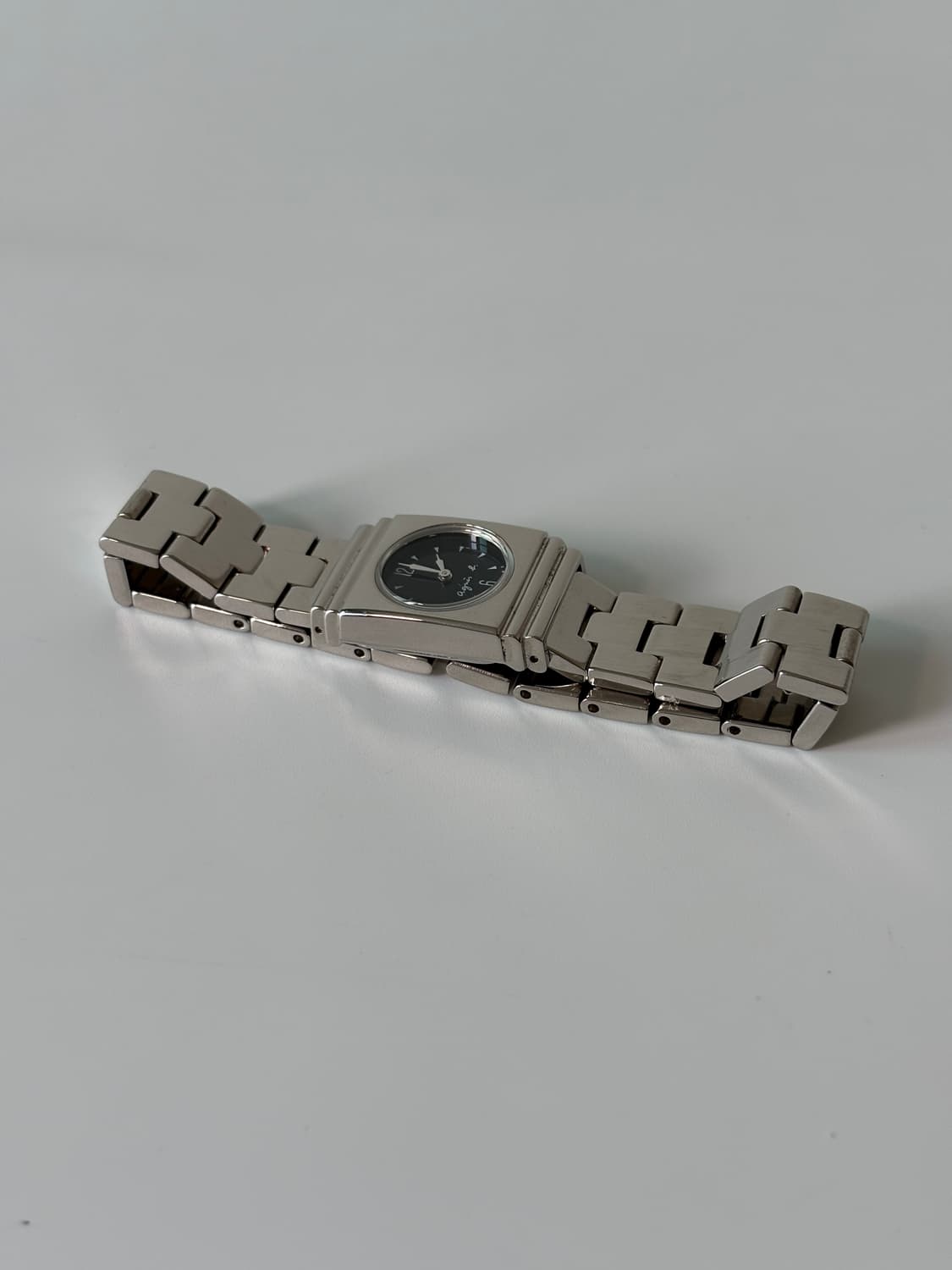 Black Dial Silver Square Ladies Quartz 상품이미지5