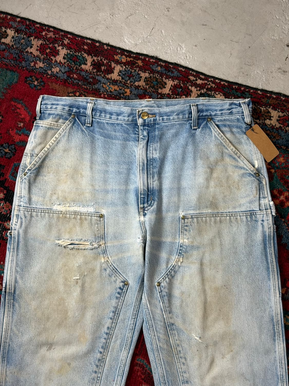OG 칼하트 B73 더블니 팬츠 칼하트 데님 더블니 상품이미지5
