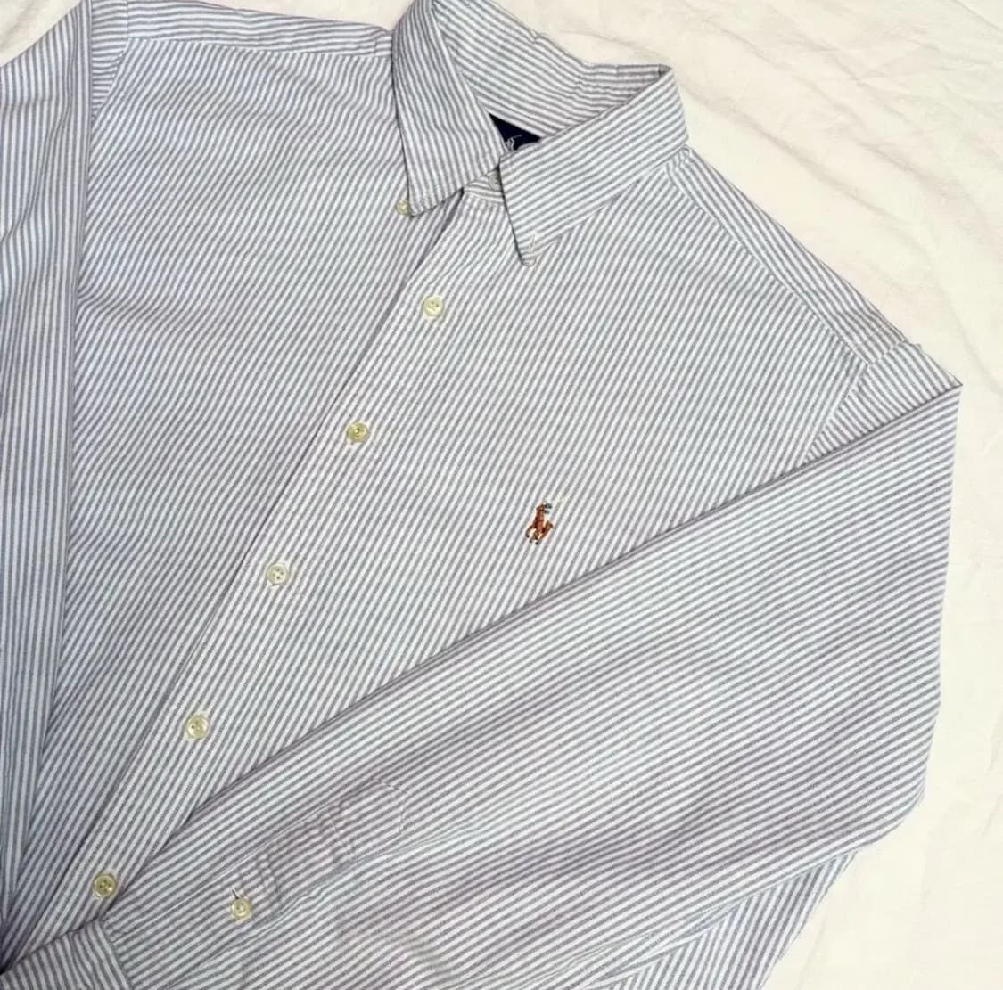 no.119 폴로 랄프로렌 옥스포드스트라이프 셔츠 xl 상품이미지3