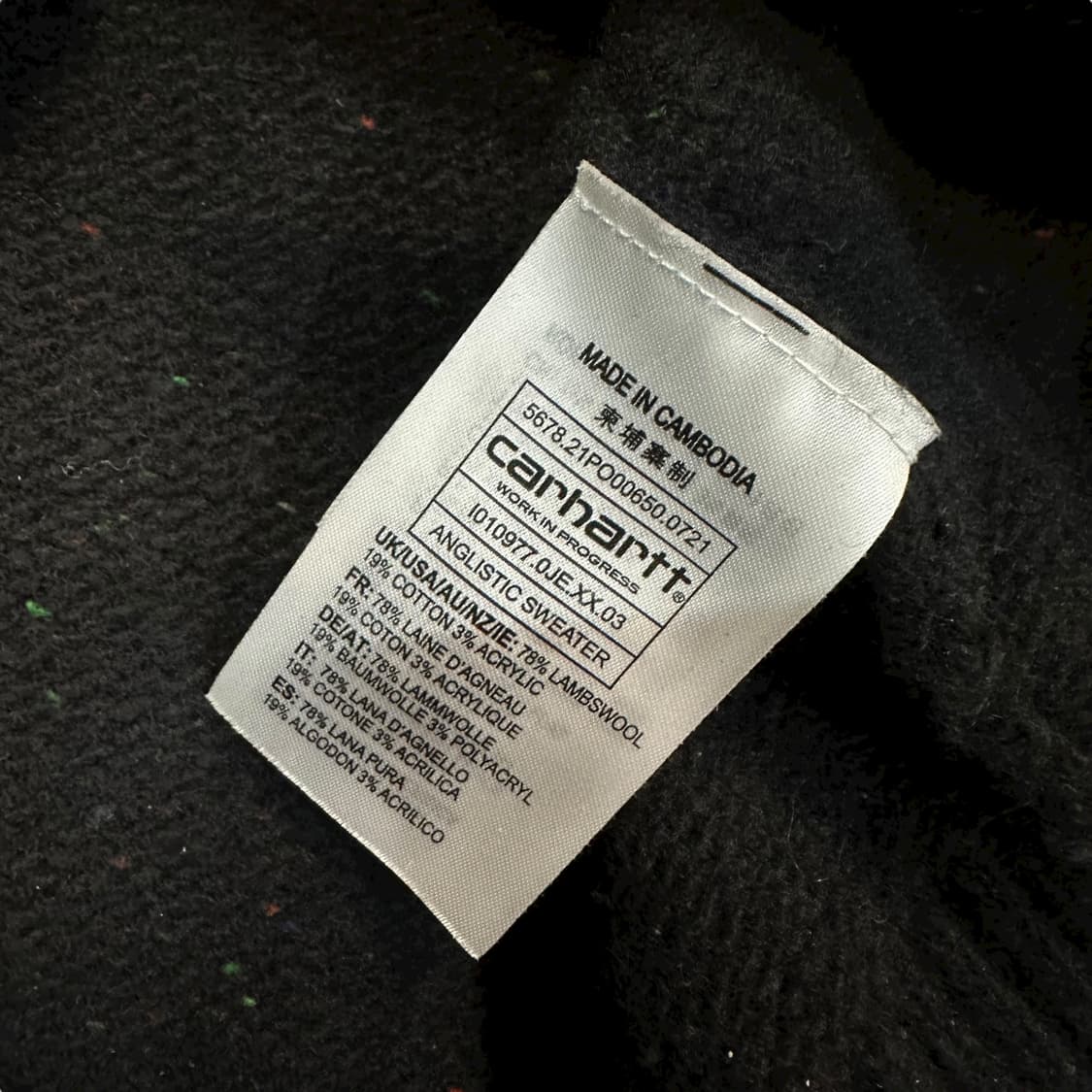 칼하트 앵글리스틱 니트 상품이미지5