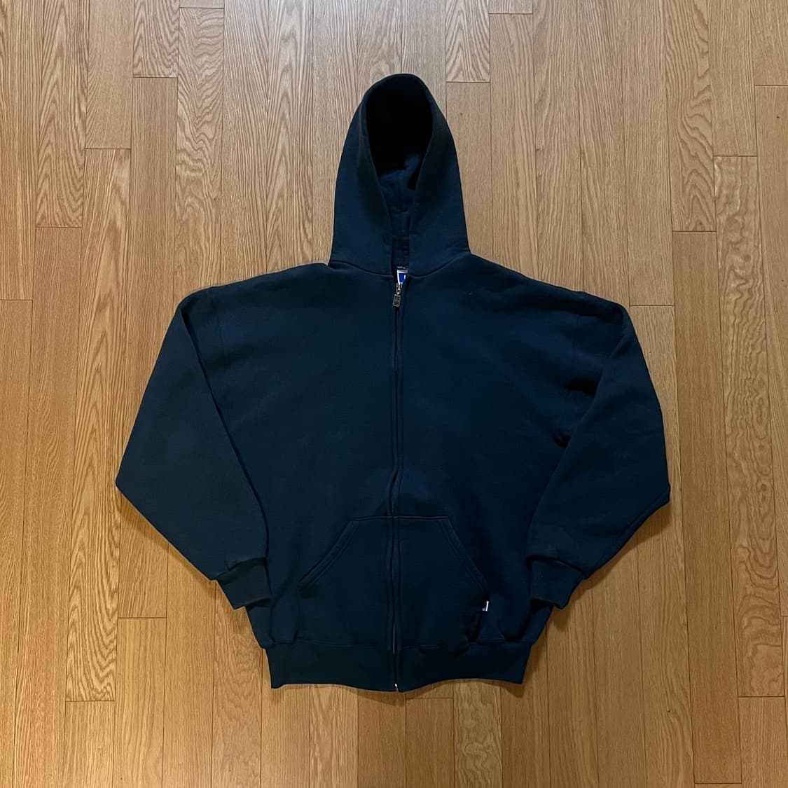 [XL] 90s 빈티지 러셀 후드집업 다크 그린 상품이미지1
