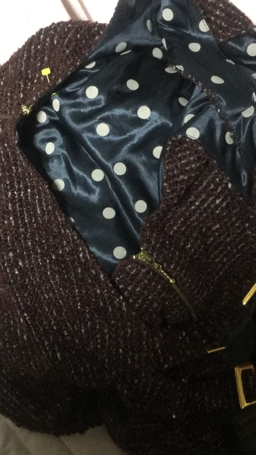 resoneck 데드스탁 트위드 멜빵 원피스 라떼갸루 오네갸루 히메갸루 상품이미지9