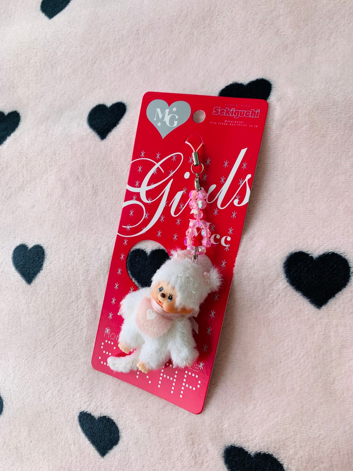 💖레어 몬치치 미걸 화이트 키체인 상품이미지2