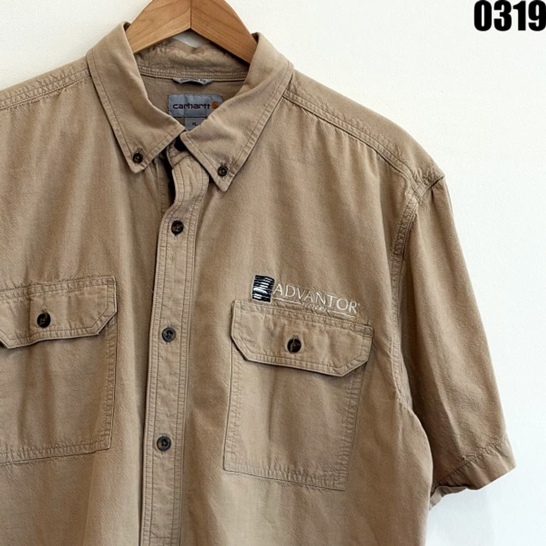 칼하트 오리지널 핏 반팔 셔츠 XL 0319 상품이미지2