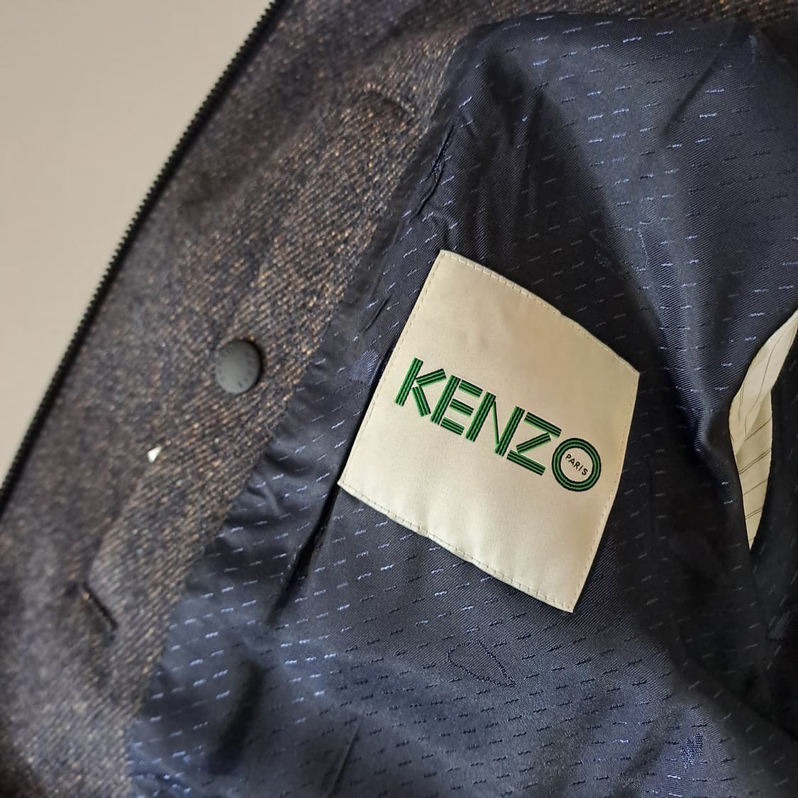 (택포) KENZO 겐조 타이거 자수 울혼용 블루종 자켓 L B500 상품이미지7