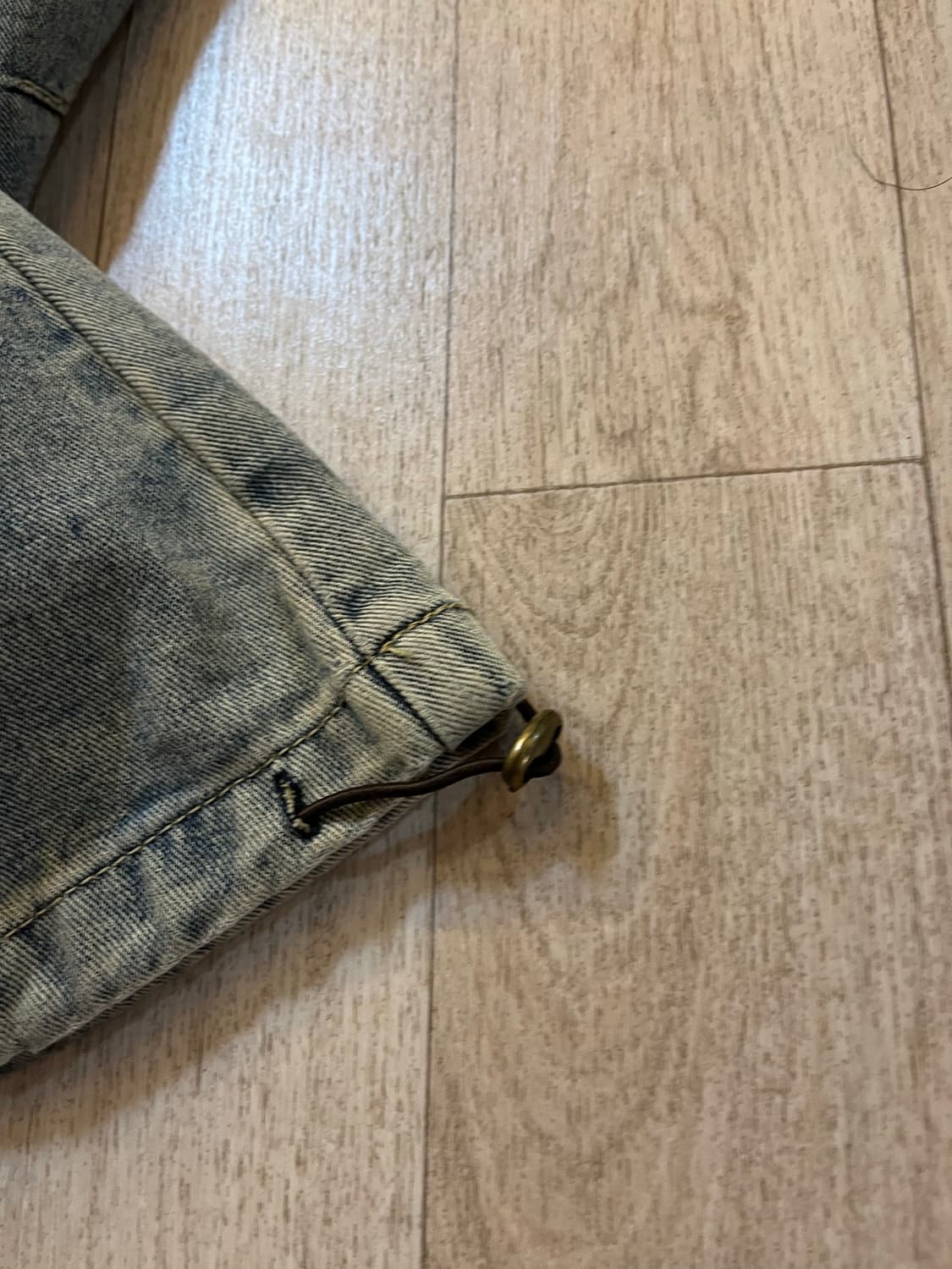 빈티지 카고포켓 와이드데님 상품이미지3