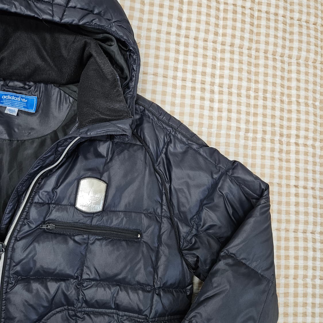 아디다스 거위털 패딩 후드집업 남자100 상품이미지3