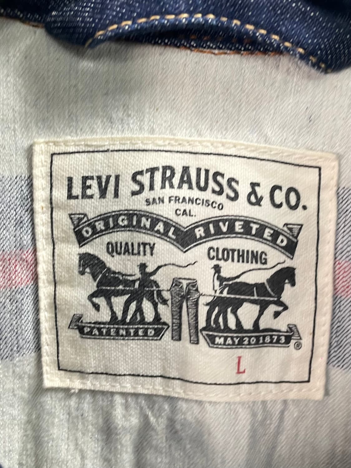 리바이스 3세대 진청 데님자켓 (on.410)   상품이미지5