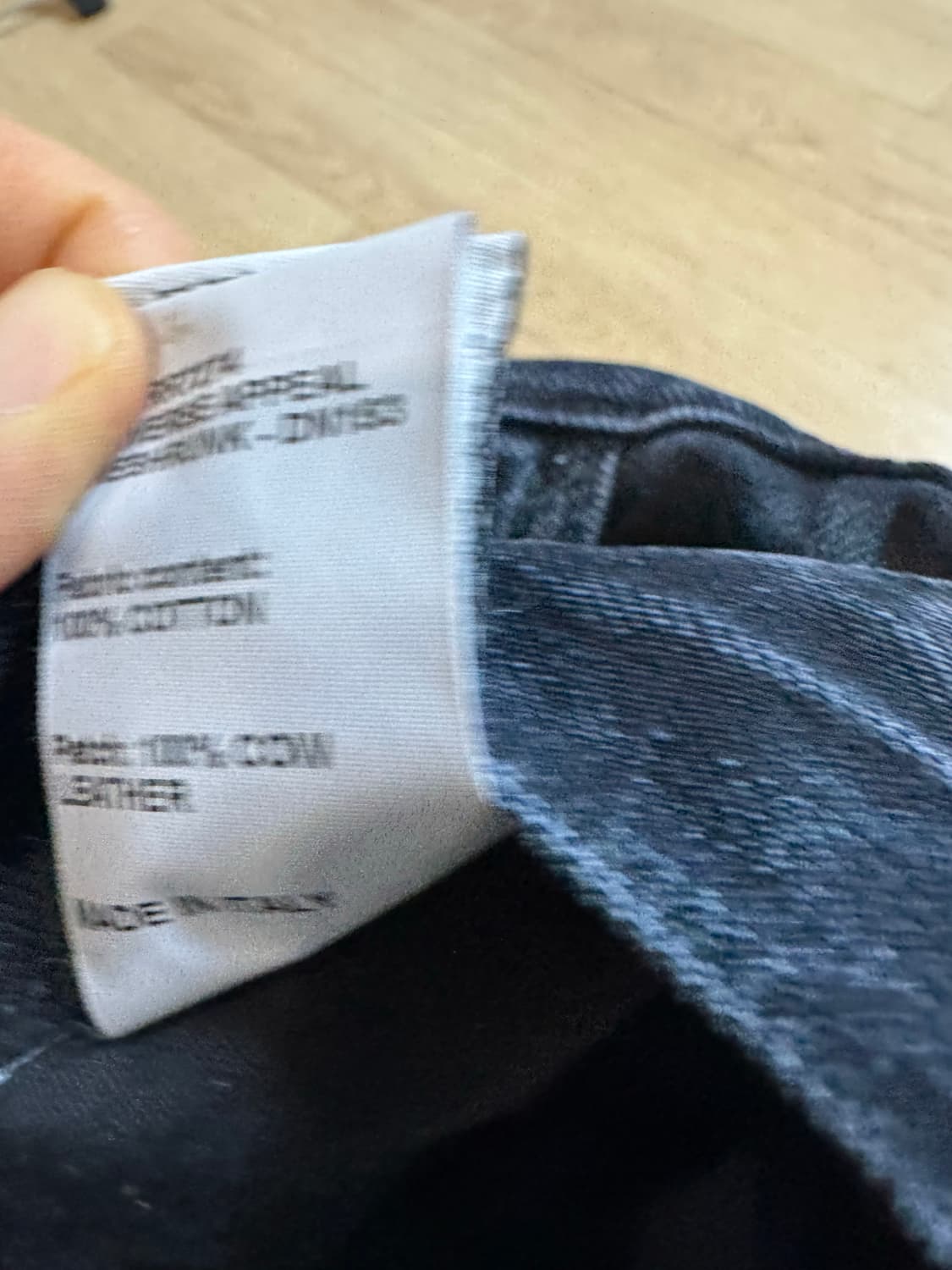 R13알써틴 블랙 데님 상품이미지10