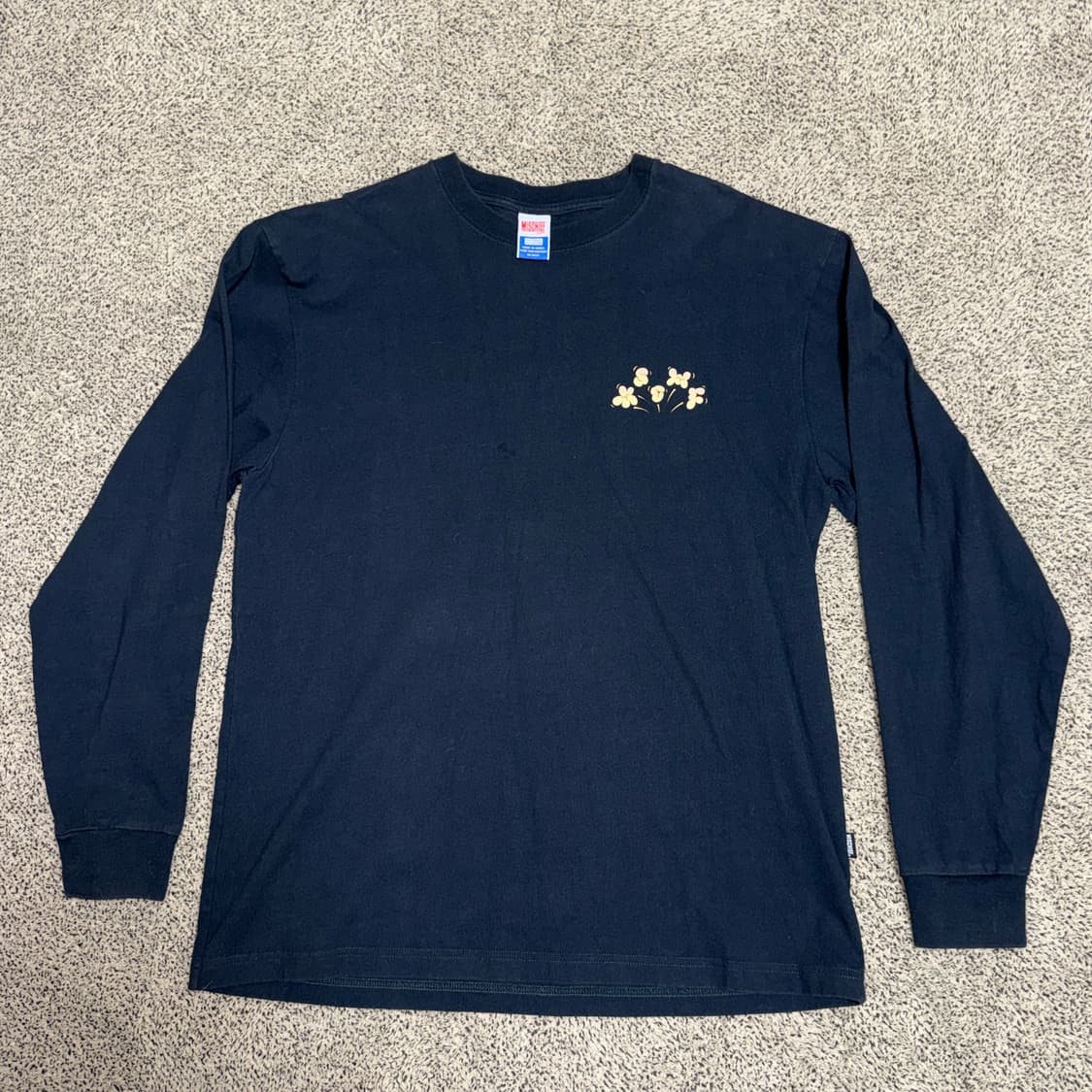 미스치프 팝콘 롱슬리브 네이비 상품이미지2