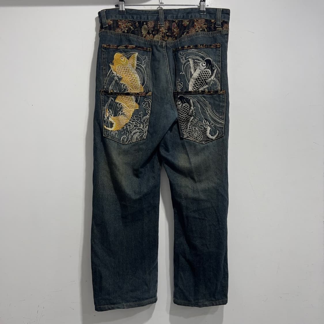 메모리 스페셜 멀티포켓 자수 데님팬츠 상품이미지3