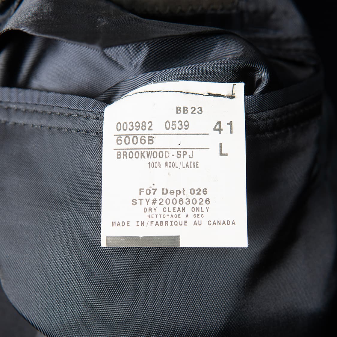 [105] 00s 브룩스브라더스 로로피아나 울 금장 블레이져 다크 네이비 상품이미지9