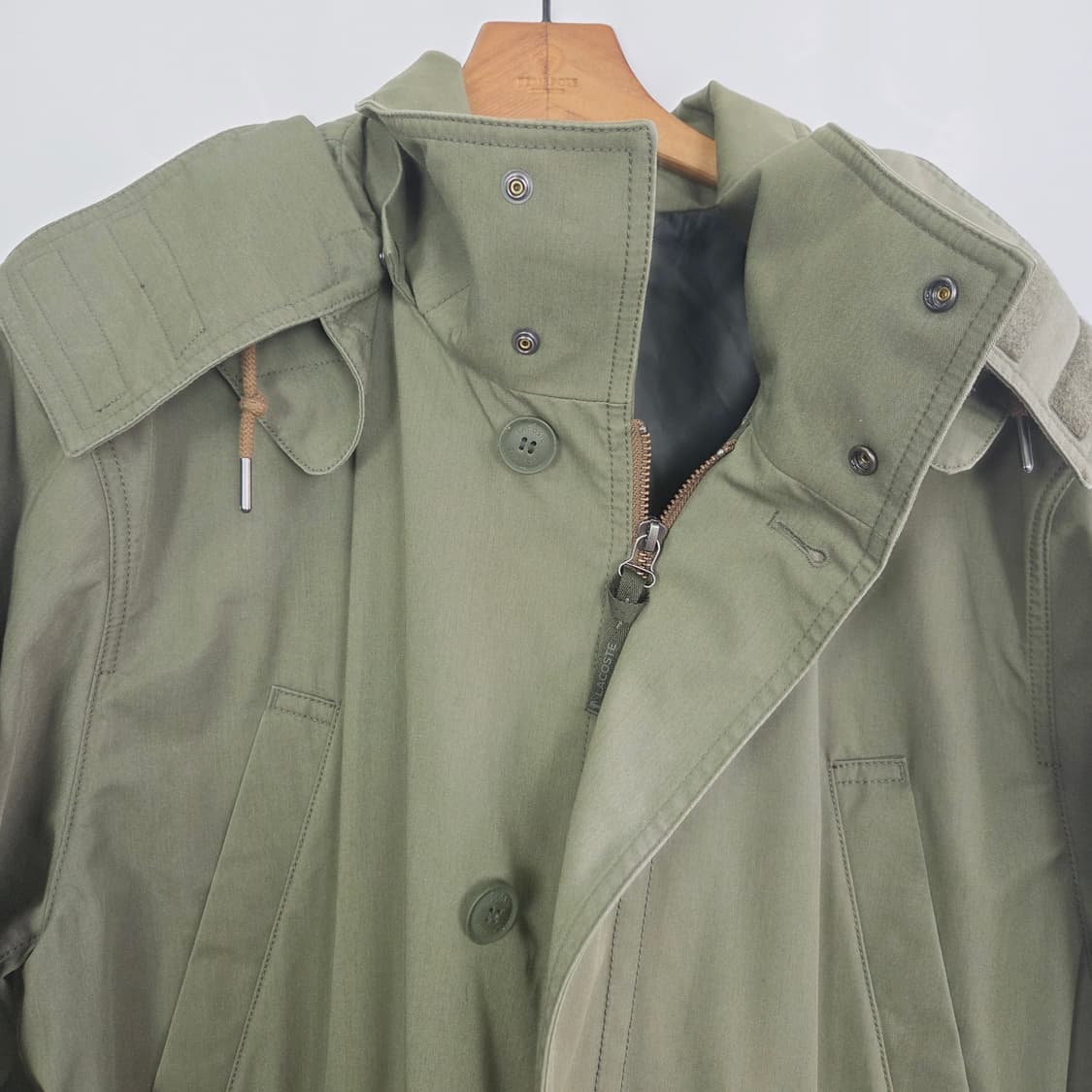 라코스테 남성 105 야상형 사파리 방수자켓 BH1986-20C 상품이미지6