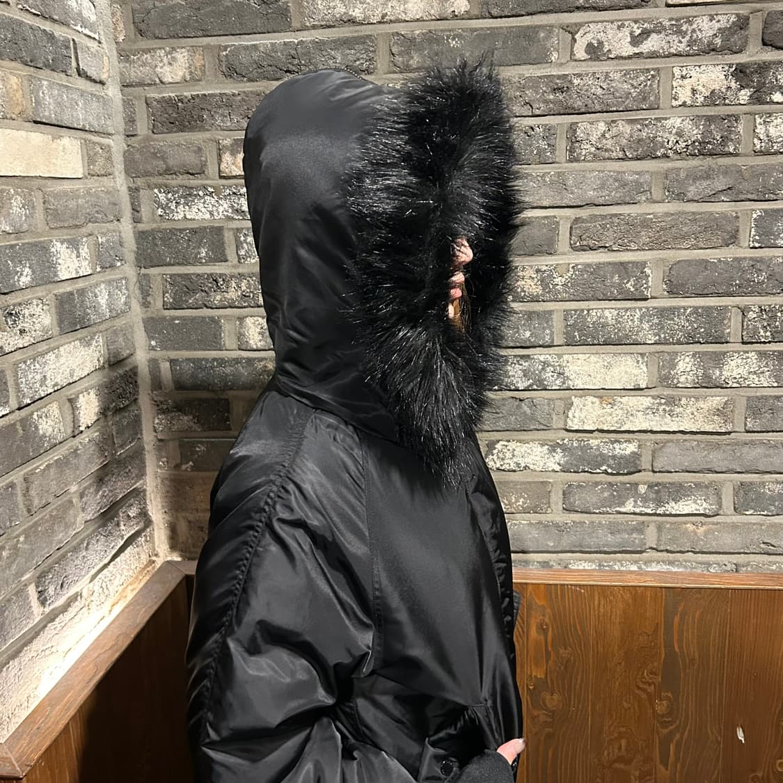 M) DKNY N2B 덕다운 패딩 봄버 자켓 블랙 상품이미지10