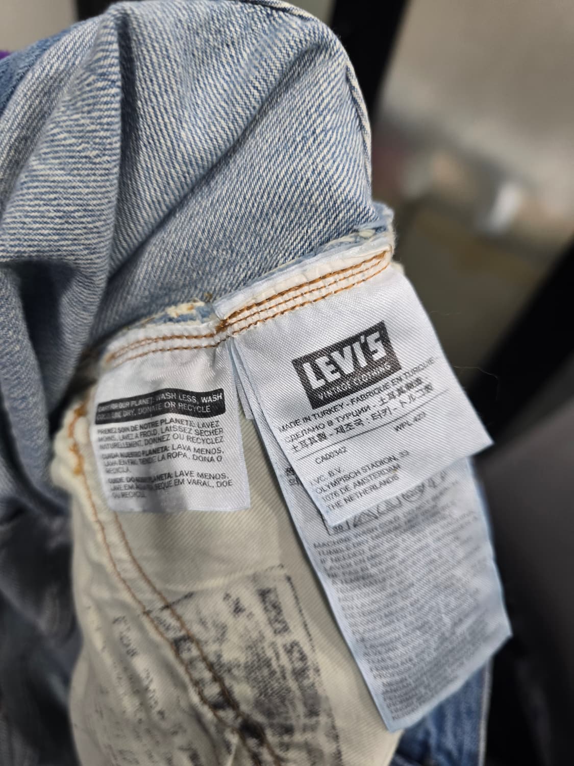 데드스탁 새상품 LVC 1890 501 홈런진 34사이즈 상품이미지7