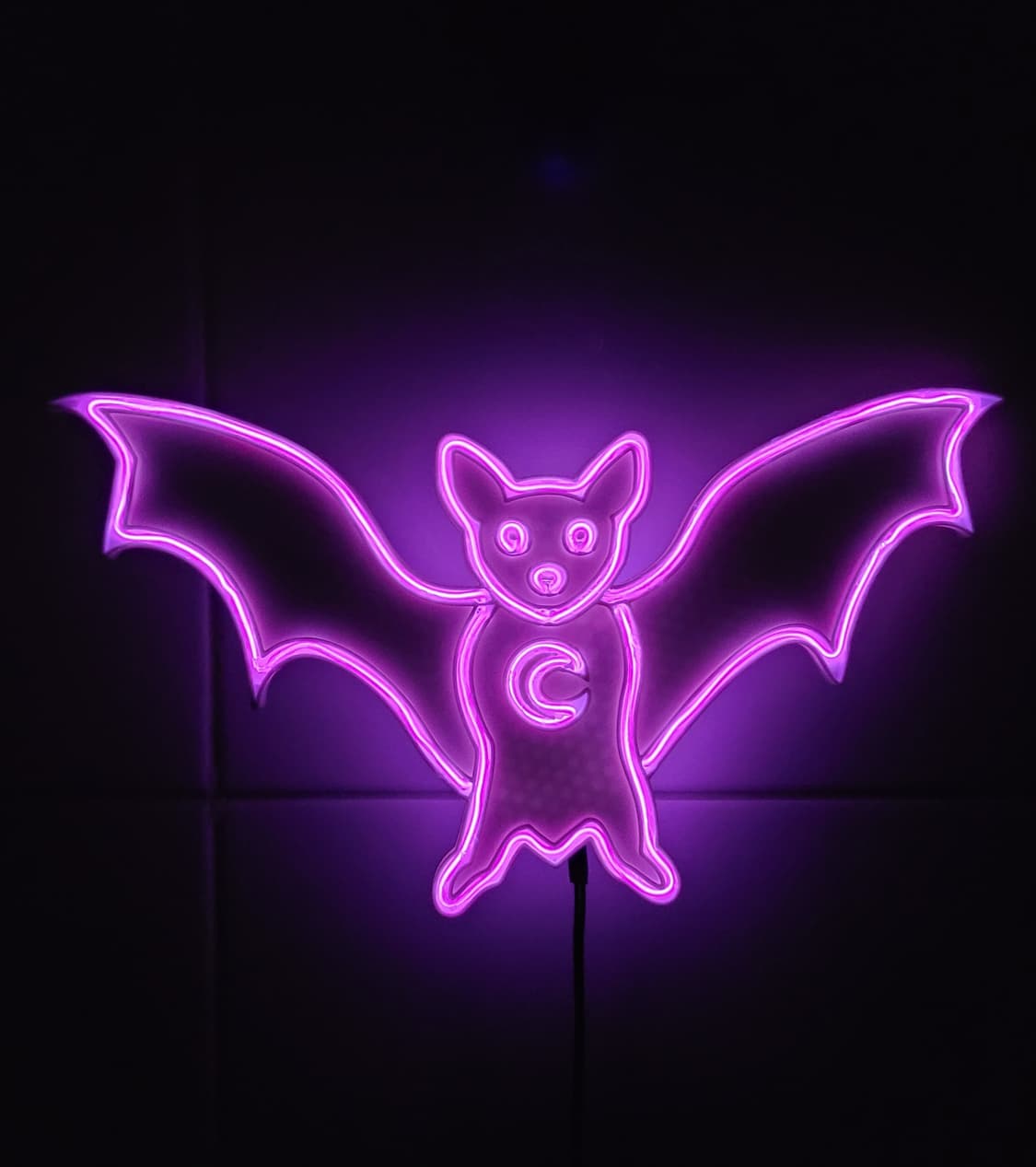 네온사인 박쥐 배트 할로윈 led 램프 무드등 조명 상품이미지1