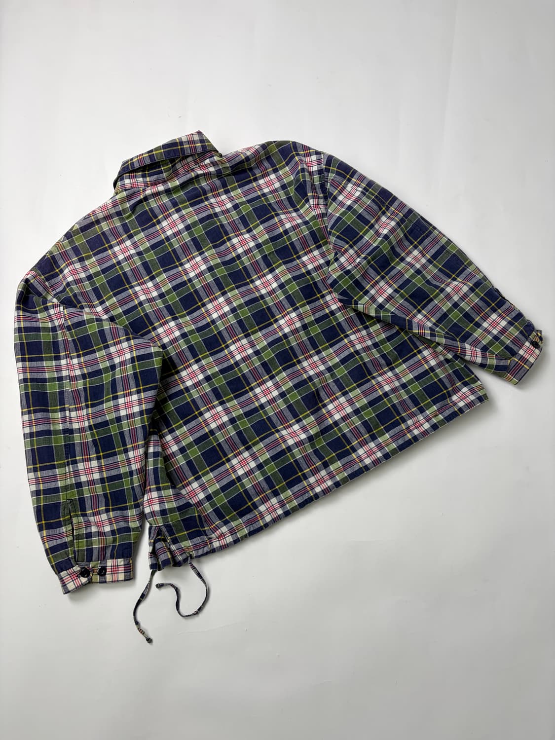 90s J.crew Plaid Quarter Zip Jacket 상품이미지2