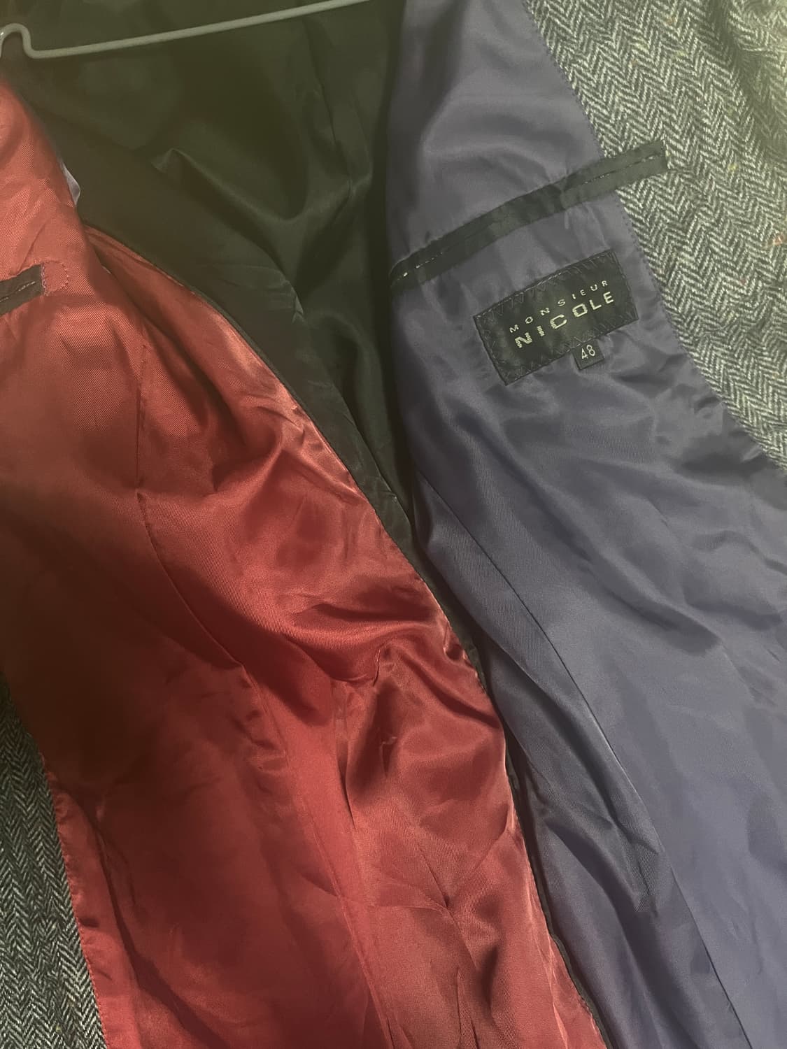 Monsieur Nicole 헤링본 블레이저 46 상품이미지2