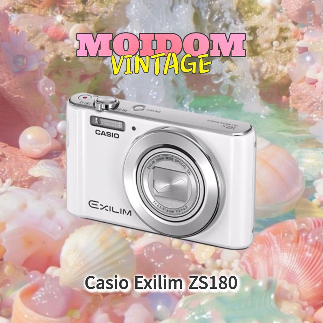 작례⭕️ 카시오 엑슬림 Casio Exilim ZS180 화이트 디카 상품이미지1
