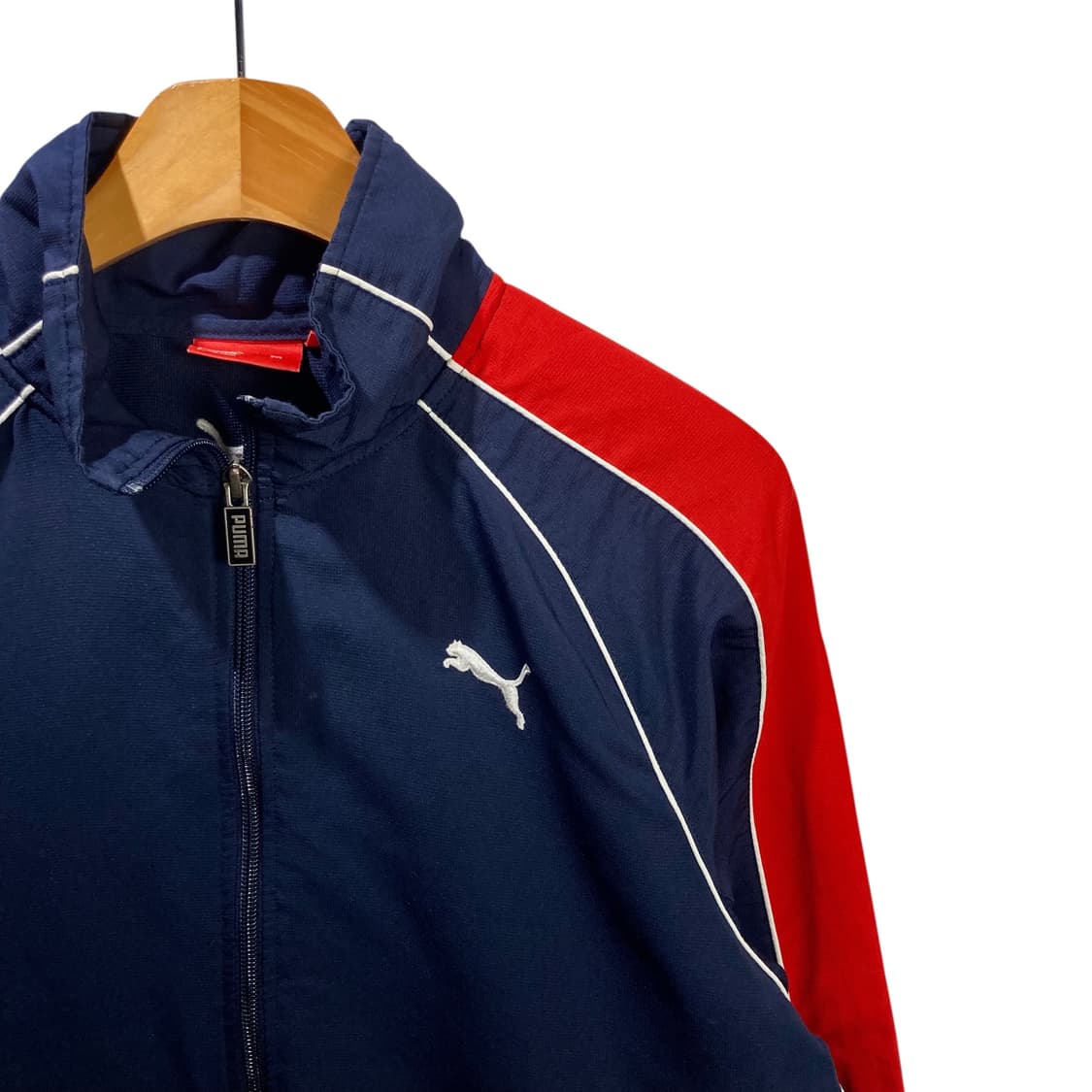 푸마 사이드라인 네이비 바람막이 상품이미지2