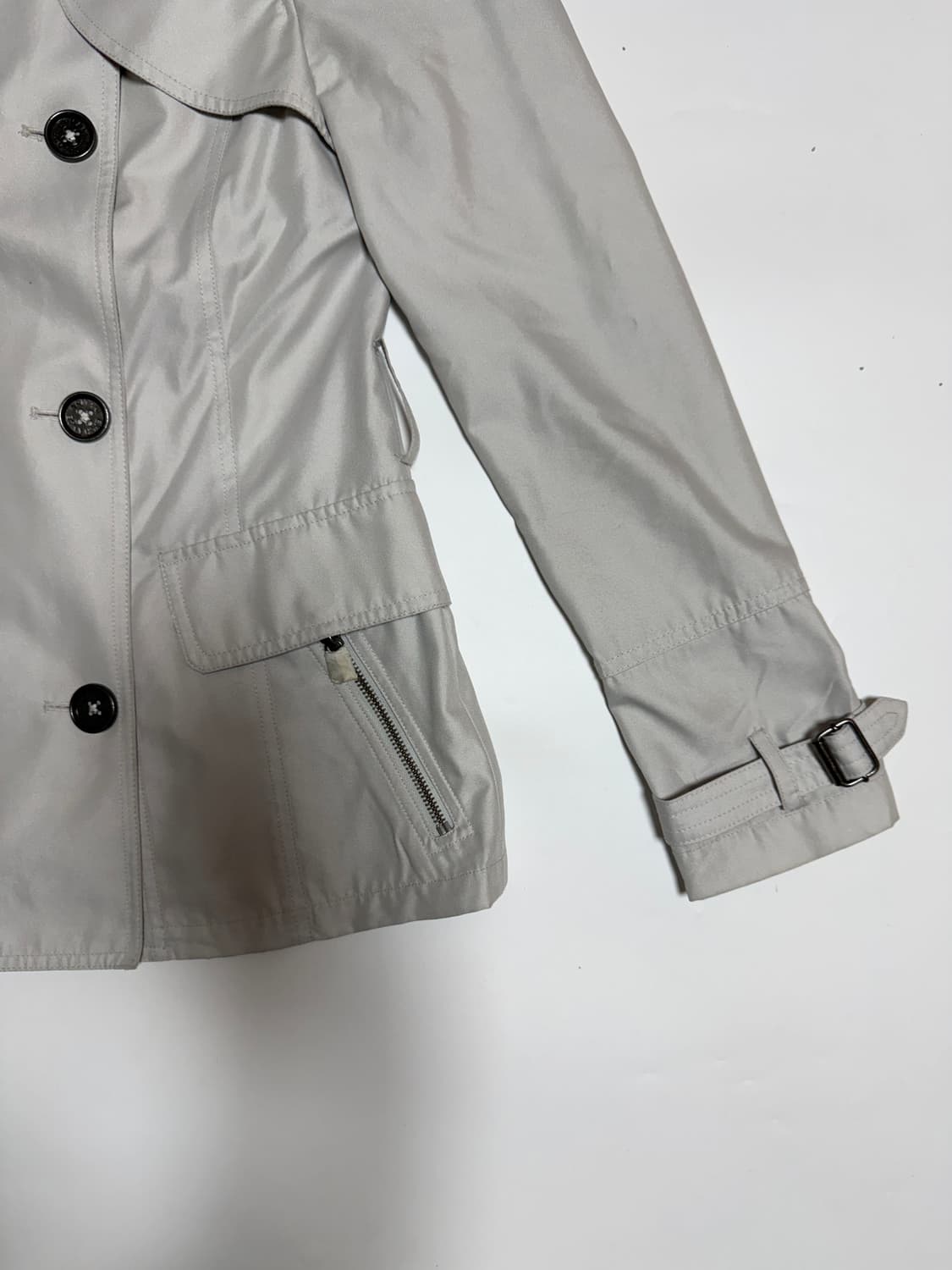 아르마니 익스체인지 더블 브레스트 트렌치 자켓 상품이미지8