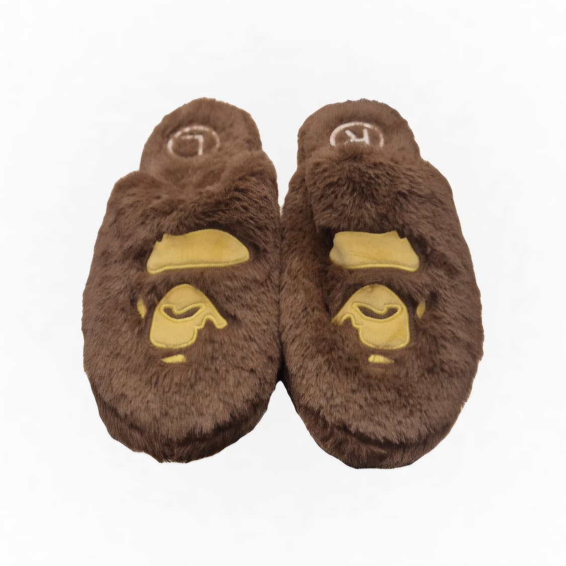 베이프 헤드 털 슬리퍼 상품이미지1