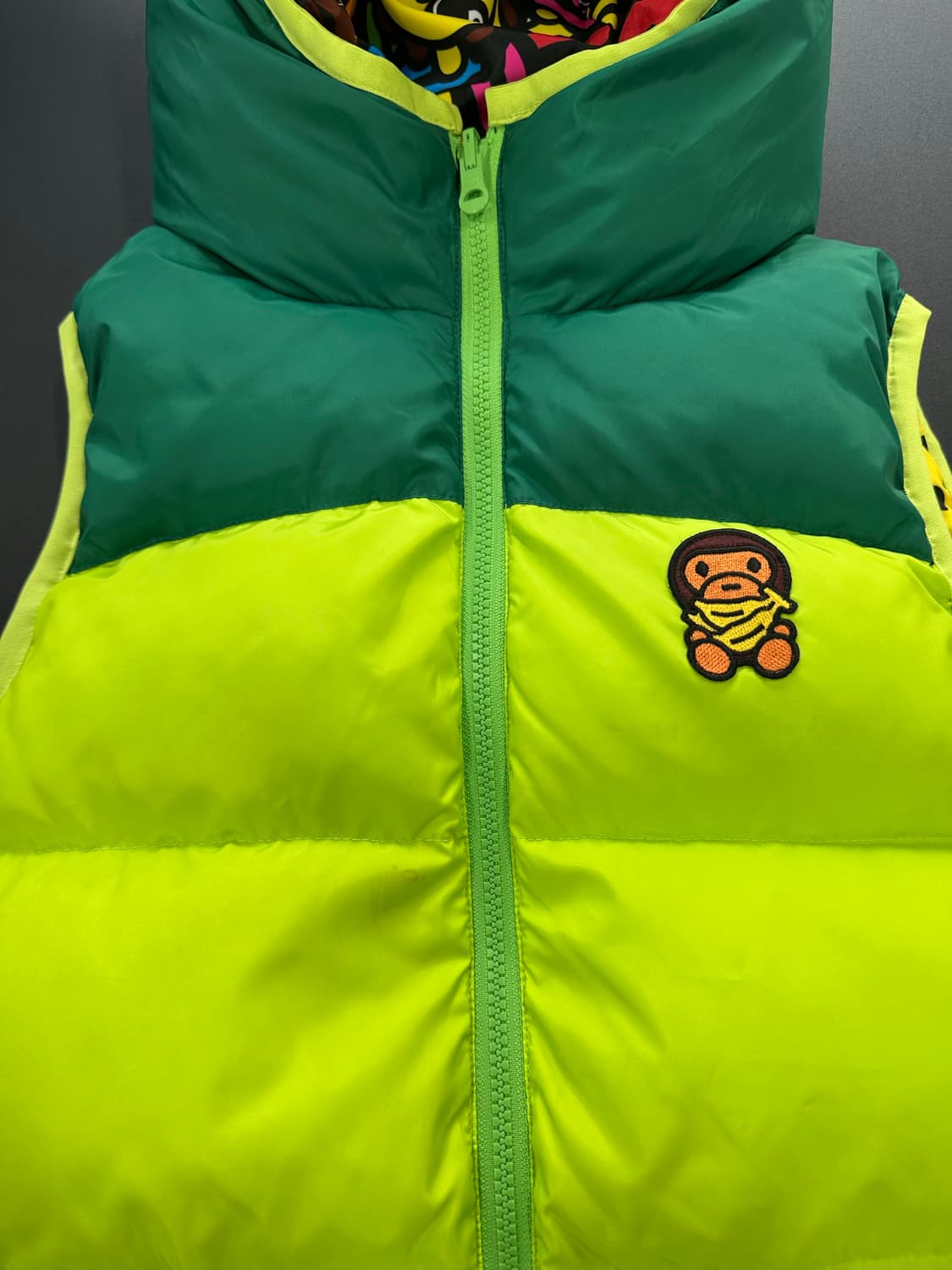 베이프 리버시블 마일로 사파리 패딩베스트 상품이미지8