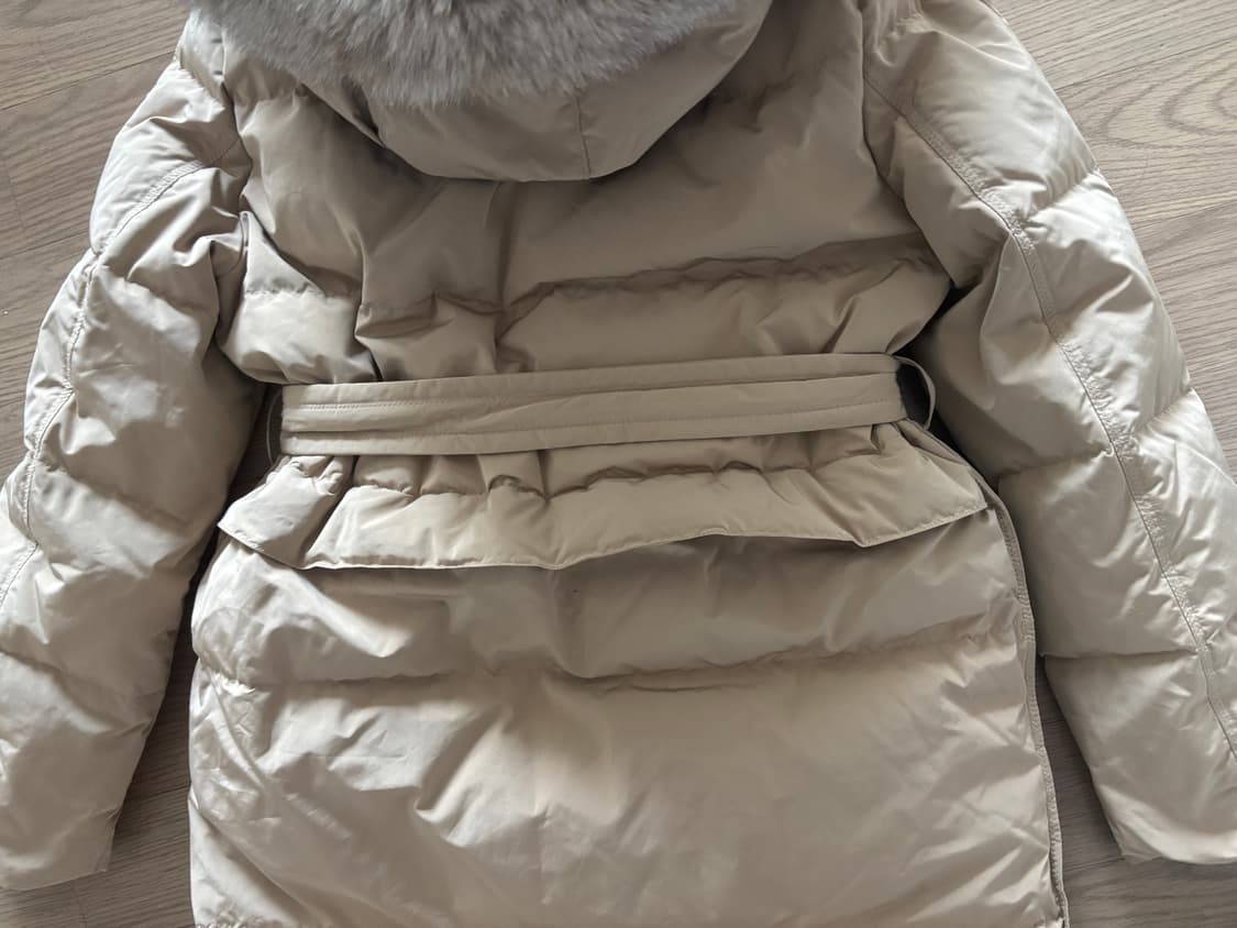 지컷 사가퍼 구스롱패딩 벨트패딩 카멜베이지 55 상품이미지3