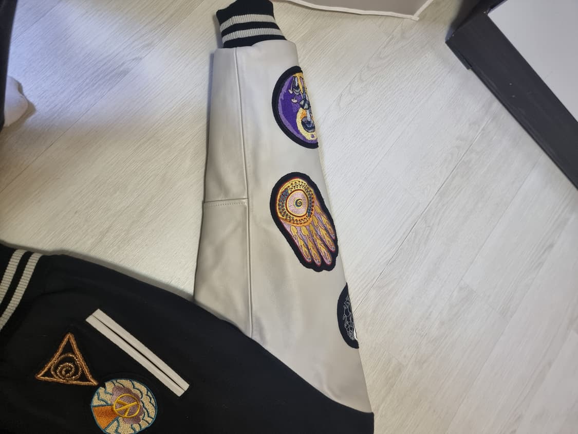 스투시 x 드리스 반 노튼 바시티 자켓 M 상품이미지9